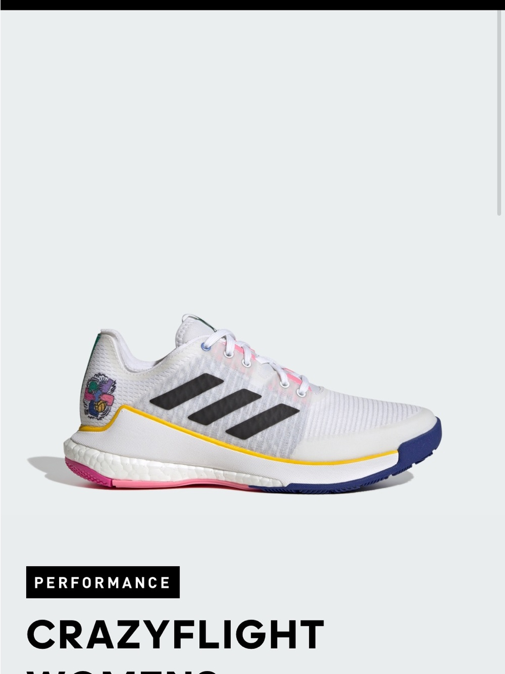 adidas Crazyflight Volleyball Shoes Women’s 11 Indoor Court Sneakers
